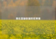独在英雄联盟的世界里
