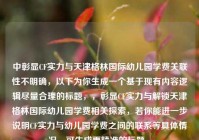 中彰显CF实力与天津格林国际幼儿园学费关联性不明确，以下为你生成一个基于现有内容逻辑尽量合理的标题，，彰显CF实力与解锁天津格林国际幼儿园学费相关探索，若你能进一步说明CF实力与幼儿园学费之间的联系等具体情况，可生成更精准的标题 。