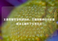 王者荣耀冬至特别活动，主播齐聚峡谷共赴盛宴及主播咋了引发关注