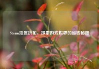 Steam地区折扣，探索游戏世界的省钱秘籍