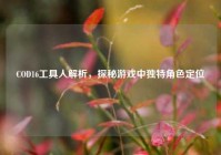 COD16工具人解析，探秘游戏中独特角色定位