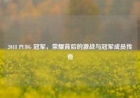 2018 PUBG 冠军，荣耀背后的激战与冠军成员传奇