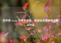 旧手机 Steam 令牌未移除，账号安全受威胁及解决办法