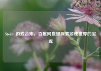 Steam 游戏合集，百度网盘里探索游戏世界的宝库