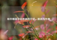 和平精英中自救器的介绍，现状与作用