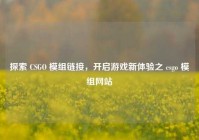 探索 CSGO 模组链接，开启游戏新体验之 csgo 模组网站
