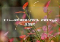 关于Steam禁用键盘输入的探讨，如何实现Steam键盘禁用