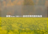探索Steam 1303——游戏世界的独特角落