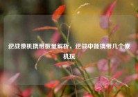 逆战僚机携带数量解析，逆战中能携带几个僚机玩