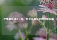 逆战幽灵猎手，那一剑的孤勇与大招使用指南