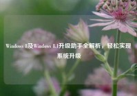 Windows 8及Windows 8.1升级助手全解析，轻松实现系统升级
