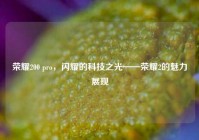 荣耀200 pro，闪耀的科技之光——荣耀2的魅力展现
