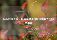 畅玩PUBG外服，畅享苹果手机绝佳体验之PUBG苹果服