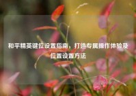 和平精英键位设置指南，打造专属操作体验及位置设置方法