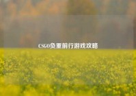 CSGO负重前行游戏攻略