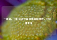 三联屏，开启沉浸式视觉体验新时代，封面一键生成