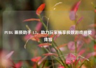 PUBG 画质助手 1.3，助力玩家畅享极致游戏视觉体验