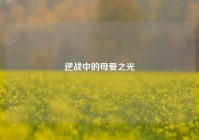 逆战中的母爱之光