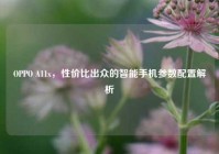 OPPO A11x，性价比出众的智能手机参数配置解析