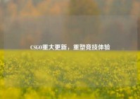 CSGO重大更新，重塑竞技体验