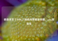 绝地求生（PUBG）游戏内放歌全攻略，pubg放音乐