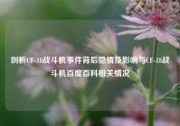 剖析CF-18战斗机事件背后隐情及影响与CF-18战斗机百度百科相关情况