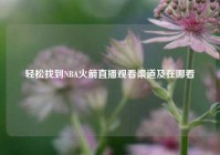 轻松找到NBA火箭直播观看渠道及在哪看