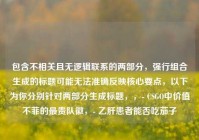 包含不相关且无逻辑联系的两部分，强行组合生成的标题可能无法准确反映核心要点，以下为你分别针对两部分生成标题，，- CSGO中价值不菲的最贵队徽，- 乙肝患者能否吃茄子