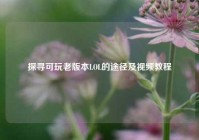 探寻可玩老版本LOL的途径及视频教程