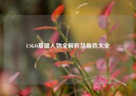 CSGO基础人物全解析及角色大全