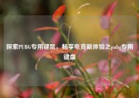探索PUBG专用键鼠，畅享电竞新体验之pubg专用键盘