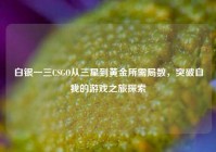 白银一三CSGO从三星到黄金所需局数，突破自我的游戏之旅探索