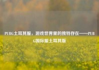PUBG土耳其服，游戏世界里的独特存在——PUBG国际服土耳其版
