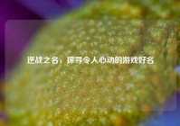 逆战之名，探寻令人心动的游戏好名