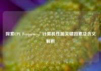 探索CPU Frequency，计算机性能关键因素及含义解析