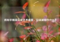 将和平精英玩成艺术盛宴，它该被称作什么？