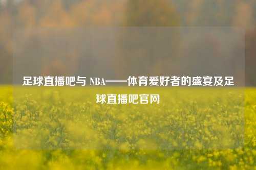 足球直播吧与 NBA——体育爱好者的盛宴及足球直播吧官网