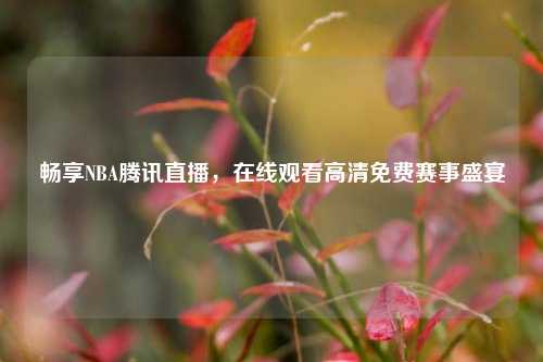 畅享NBA腾讯直播,在线观看高清免费赛事盛宴