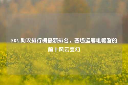 NBA 助攻排行榜最新排名，赛场运筹帷幄者的前十风云变幻