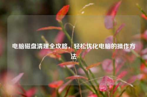 电脑磁盘清理全攻略,轻松优化电脑的操作方法