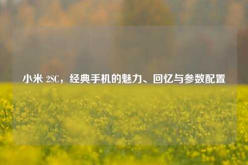 小米 2SC,经典手机的魅力、回忆与参数配置