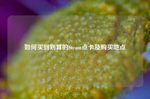 如何买到划算的Steam点卡及购买地点