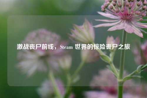激战丧尸前线,Steam 世界的惊险丧尸之旅