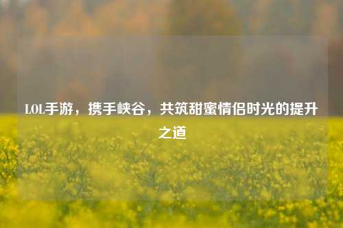 LOL手游,携手峡谷,共筑甜蜜情侣时光的提升之道