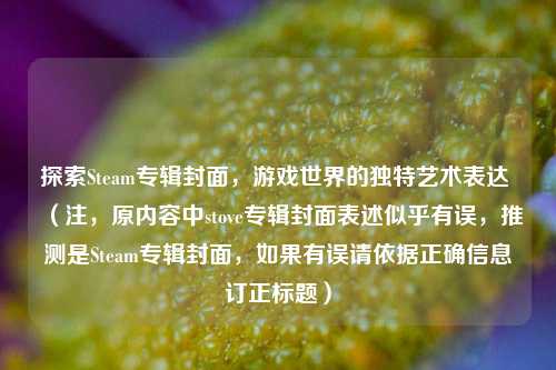 探索Steam专辑封面,游戏世界的独特艺术表达 (注,原内容中stove专辑封面表述似乎有误,推测是Steam专辑封面,如果有误请依据正确信息订正标题)