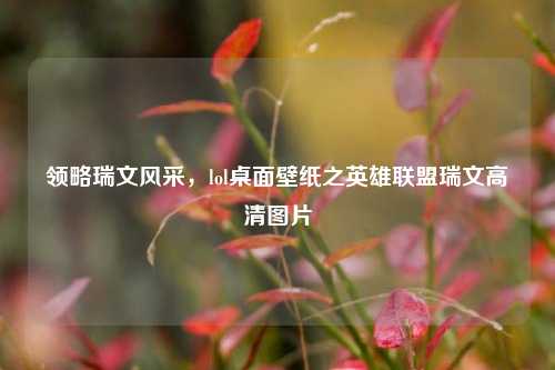 领略瑞文风采,lol桌面壁纸之英雄联盟瑞文高清图片