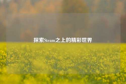 探索Steam之上的精彩世界