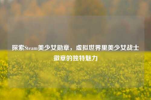 探索Steam美少女勋章,虚拟世界里美少女战士徽章的独特魅力