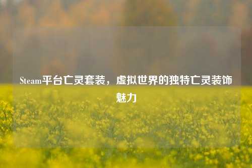 Steam平台亡灵套装,虚拟世界的独特亡灵装饰魅力