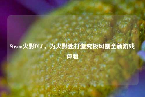 Steam火影DLC，为火影迷打造究极风暴全新游戏体验